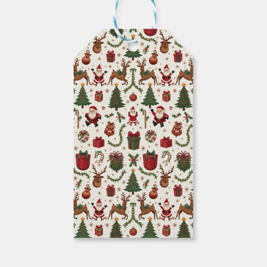 Labels voor kerstcadeautjes in de zin cadeaulabel (Achterkant)