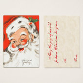 Labels voor kerstcadeautjes in de zin visitekaartje (Voorkant /achterkant)