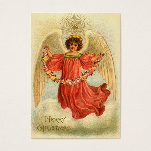 Labels voor kerstcadeautjes in de zin visitekaartjes (Voorkant)