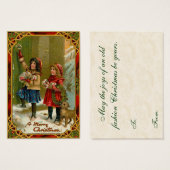 Labels voor kerstcadeautjes in de zin visitekaartjes (Voorkant /achterkant)