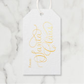 Labels voor kerstcadeautjes met kerstcadeautjes vo (Voorkant)