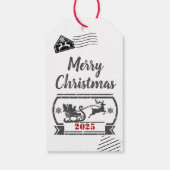 Labels voor kerstcadeautjes voor speciale levering cadeaulabel (Achterkant)