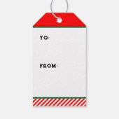 Labels voor kerstfeestdagen met lacrosse cadeaus cadeaulabel (Achterkant)