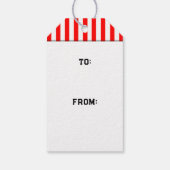 Labels voor kerstfeestdagen met lacrosse cadeaus cadeaulabel (Achterkant)