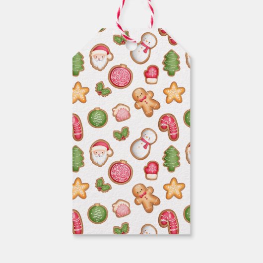 Labels voor kerstkoekjes Exchange Custom Cadeft Cadeaulabel (Achterkant)