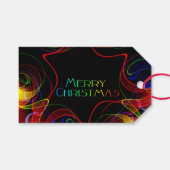 Labels voor kerstontwerper cadeaulabel (Voorkant (Horizontaal))