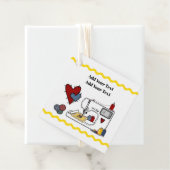 Labels voor kleding, geschenken, enz. (In situ)