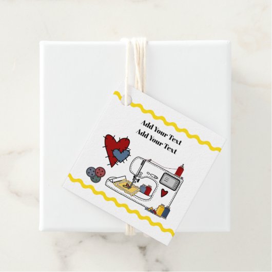 Labels voor kleding, geschenken, enz. (In situ)