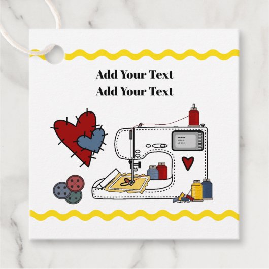 Labels voor kleding, geschenken, enz. (Voorkant)