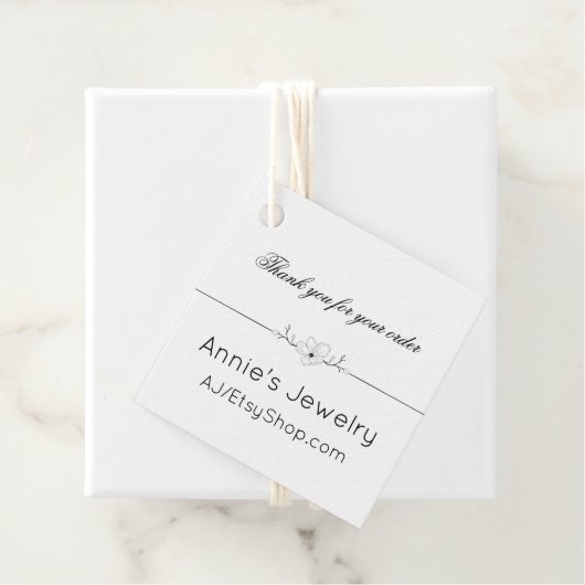 Labels voor kleine bedrijven in zwart-wit (In situ)