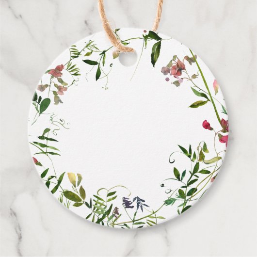 Labels voor natuurbloemenstaafjes van de soort Mim (Voorkant)