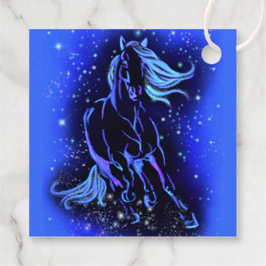 Labels voor paardencadeaus (Achterkant)