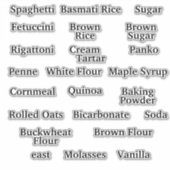 Labels voor panteropslagkoolstofhouder (Voorkant)