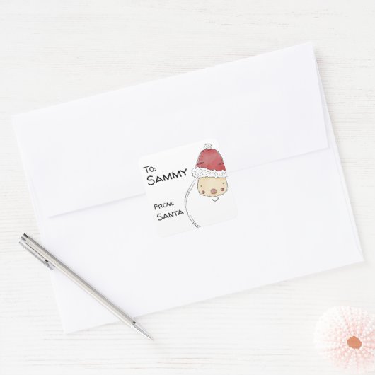 Labels voor persoonlijke kerstcadeaus (Envelop)