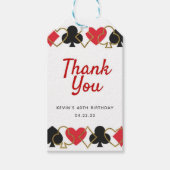 Labels voor pokercadeaus cadeaulabel (Voorkant)