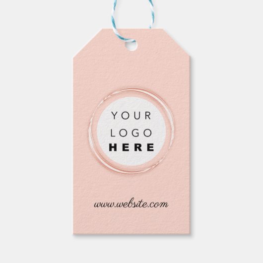 Labels voor productbeschrijving van de aangepaste  cadeaulabel (Voorkant)