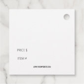 Labels voor productlabel van Label ophangen (Achterkant)