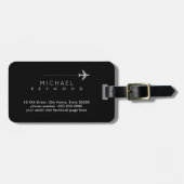 Labels voor reiskoffers met naam (Voorkant horizontaal)