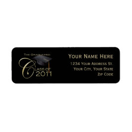 Labels voor retouradres afstuderen