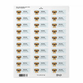Labels voor retouradres puggle (Full Sheet)