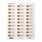 Labels voor retouradres puggle (Full Sheet)