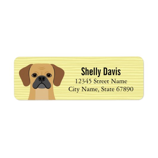 Labels voor retouradres puggle (Voorkant)