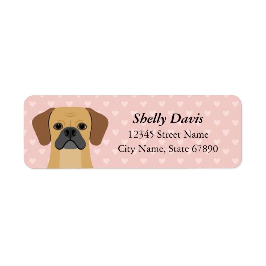 Labels voor retouradres puggle (Voorkant)
