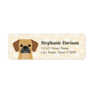 Labels voor retouradres puggle