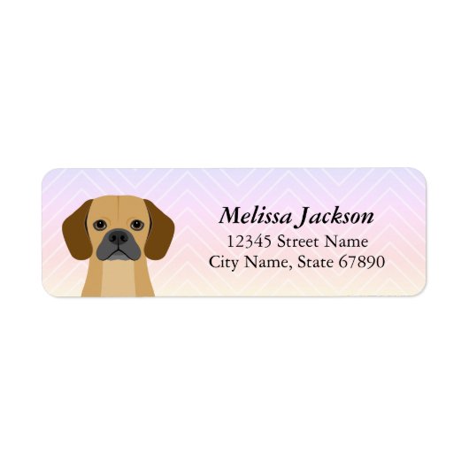 Labels voor retouradres puggle (Voorkant)