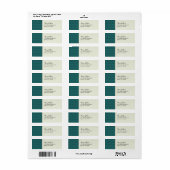 Labels voor retournering land (Full Sheet)