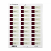 Labels voor retournering land (Full Sheet)