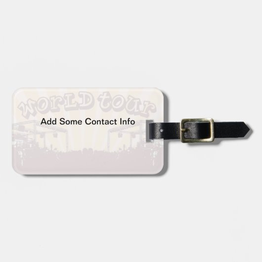 Labels voor rondreizen (Voorkant horizontaal)