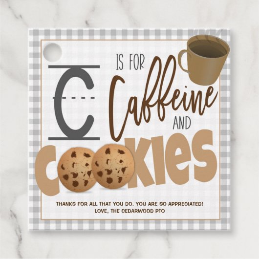 Labels voor schoolcadeaus (Voorkant)