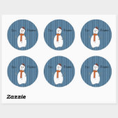 Labels voor Snowman Cadeft (Vel)