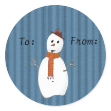 Labels voor Snowman Cadeft