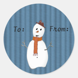 Labels voor Snowman Cadeft