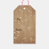 Labels voor Snowman Cadeft Cadeaulabel (Achterkant)