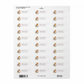 Labels voor terugzendadres vogels (Full Sheet)