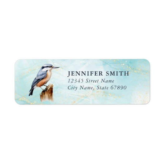 Labels voor terugzendadres vogels (Voorkant)