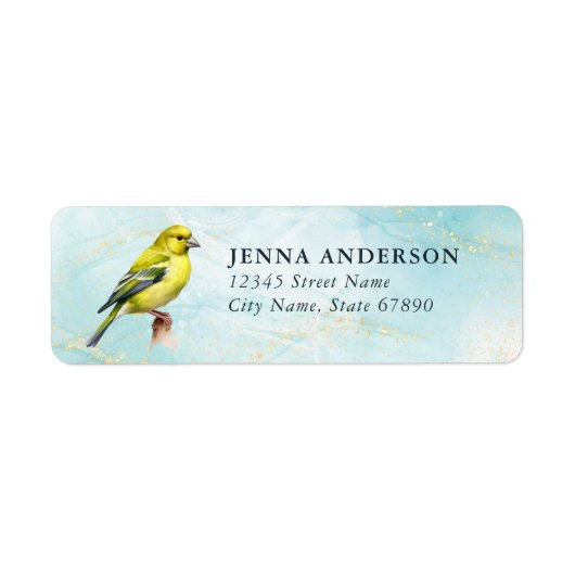 Labels voor terugzendadres vogels (Voorkant)