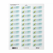 Labels voor terugzendadres vogels (Full Sheet)
