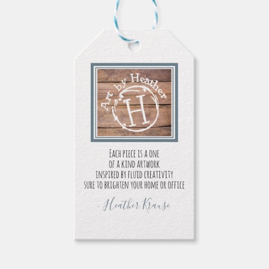 Labels voor uw bedrijf cadeaulabel (Voorkant)