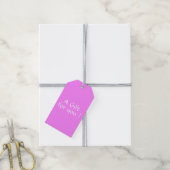 Labels voor vast gebubble gom cadeaulabel (Met Touw)