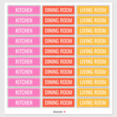  labels voor verhuisdozen (Vel)