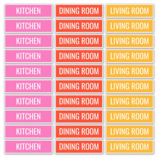  labels voor verhuisdozen (Voorkant)