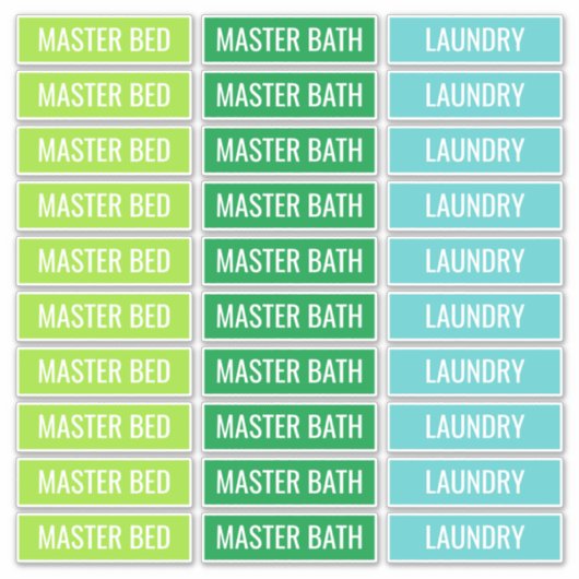  labels voor verhuisdozen (Voorkant)