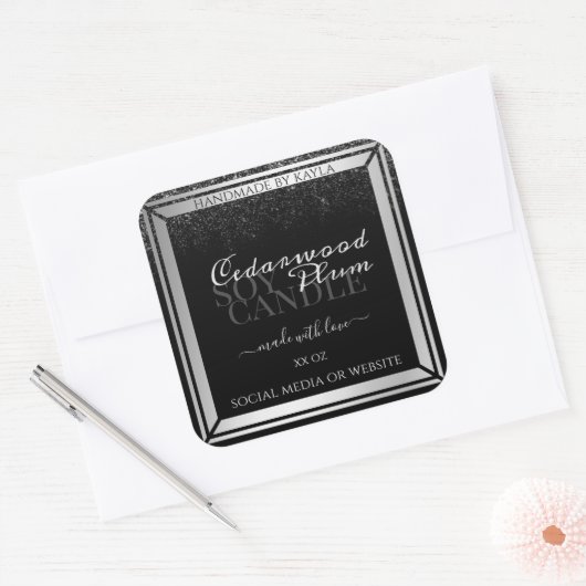 Labels voor verpakkingsmaterialen van Classy Black (Envelop)