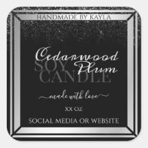 Labels voor verpakkingsmaterialen van Classy Black