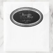 Labels voor verpakkingsmaterialen van Classy Black (Tas)