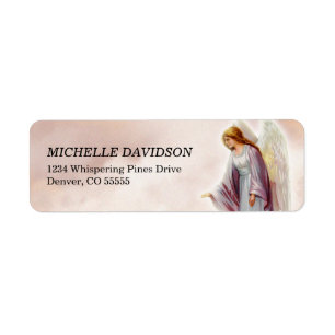 Labels voor Victoriaans Angel Return-adres